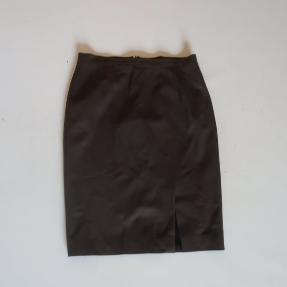 Womens Cynthia Rose Brown Pencil Skirt 4 * - Picture 2 of 14